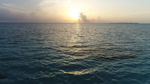 Maldives: The sunset Part II Stock Footage