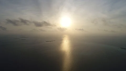 Maldives: The sunset Part IV Stock Footage 86575166