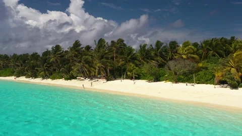 Maldives-Thoddoo-beach-4k Video stock 166951574