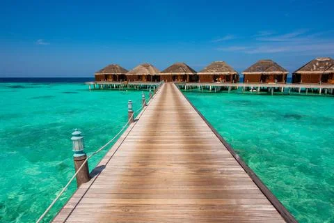 Maldives Tropical Islands Stock Photos