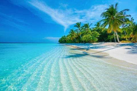 Maldives Tropical Islands Stock Photos