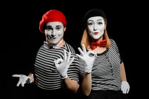 female mime