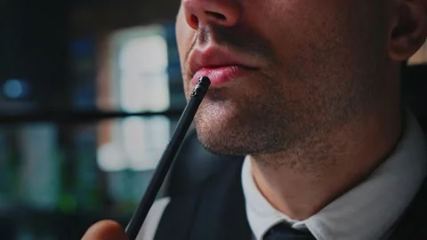 Male architect working, thinking in the office on a residential building project Stock Footage 201469108