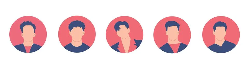 Male avatar Stockillustratie