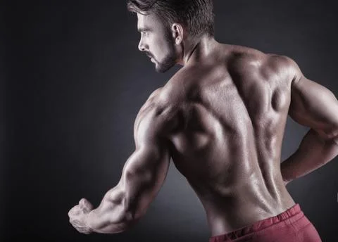 Male back Stock Photos