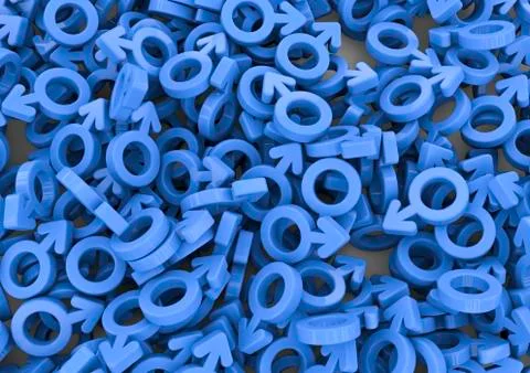 Male background Illustrazione stock