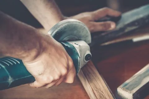 Male carpenter at work Stock-Fotos