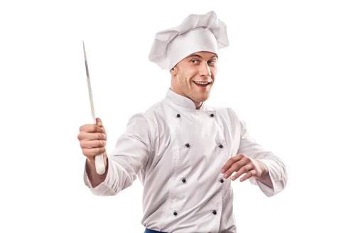 A male chef Stock Photos