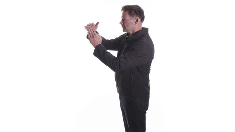 Male Coach Calling Timeout Side View : Slo-Mo, Wide Shot Stock Footage 72798040