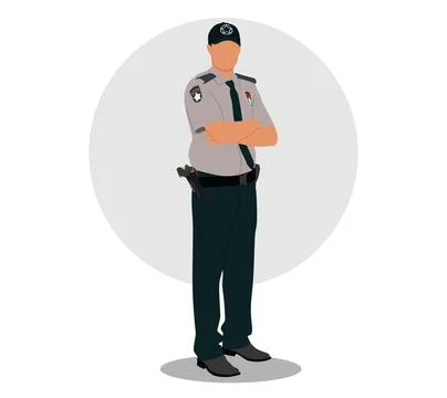 Male cop イラスト素材
