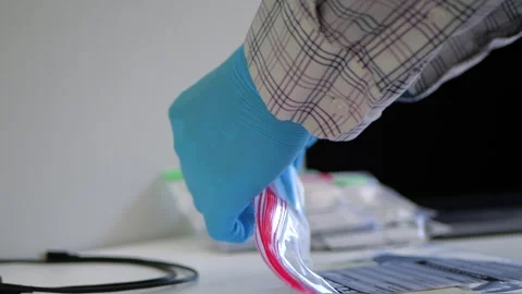 Male Cyber Forensics Detective Processing Evidence Stock Footage 344620193