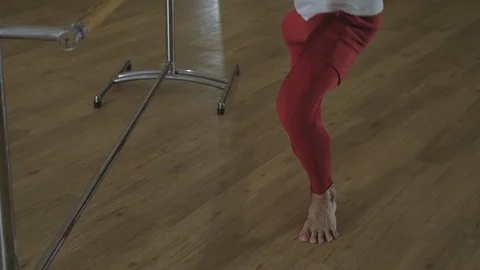 Male dancer  in ballet studio Stock Footage 122692762