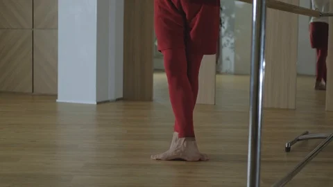 Male dancer  in ballet studio Stock Footage 122693534