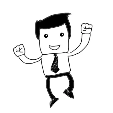 Male dancing whiteboard animation Stock Footage 33639998