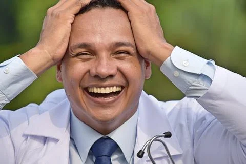 Male Doctor Memory Problems Foto stock