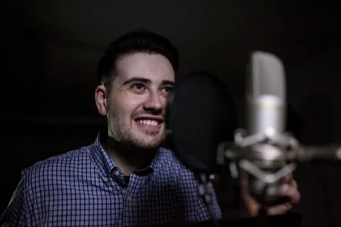 Male dub actor Stock Photos