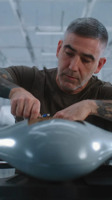 Male Engineer Installing Electronic Components Inside Unmanned Aircraft at Stock Footage 345055626
