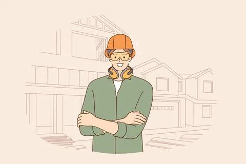 Male engineers during work concept Ilustración de archivo