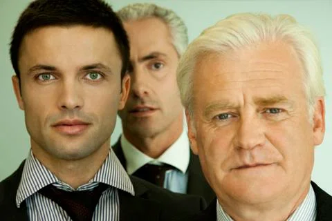 Male executives, portrait Stock Photos