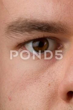 Male eye brown Stock Photos