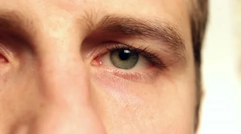 Male face focus on eye Stock Footage 10593600
