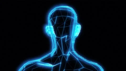 Male Face Loop B  4k With Alpha Channel Stock Footage 157498683
