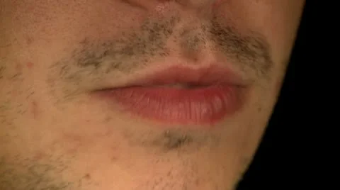 Male face, normal talking, small beard 2 Stock Footage 10704750