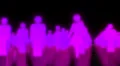 Male female crowd people icons business team sexes gender HD Footage