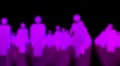 Male female crowd people icons business team sexes gender HD Footage