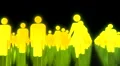 Male female crowd people icons business team sexes gender HD Footage