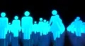 Male female crowd people icons business team sexes gender HD Footage