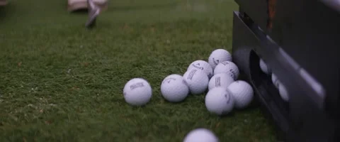 Male Golfer Practicing On Driving Range Stock Footage 242379235