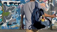 Opened Backpack Filled Spray Paint Getting Stock Footage Video (100%  Royalty-free) 1010237219