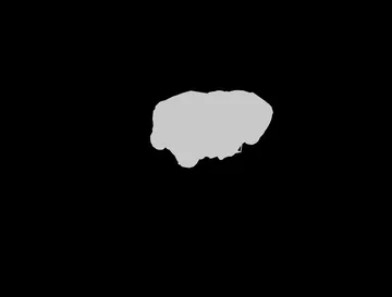 Male Grey Walk Loop Overhead with Alpha Channel Video stock 85939209