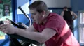 Male at the gym HD Footage