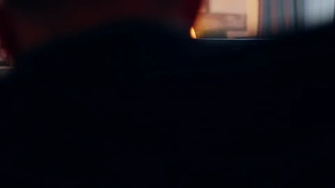 Male hacker typing on keyboard a dangerous malware Stock Footage 125442760