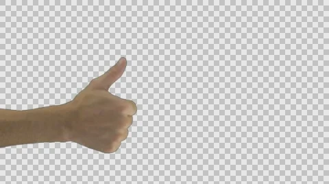 Male Hand doing a Thumbs Up Stock-Footage 56643548