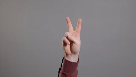 Male hand gesturing Stock Footage 120766368