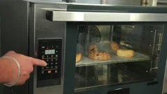 Set 30 Minute Timer on Oven, Stock Video