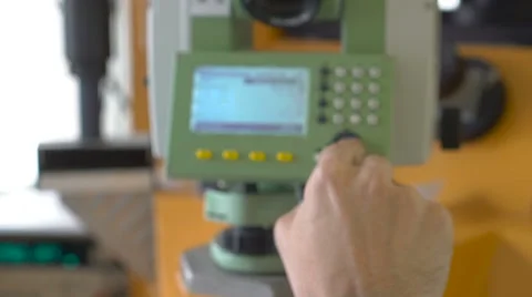 Male hand setting electronic equipment in service centre Stock Footage 65001908