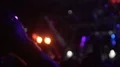 Male hand waving in darkness at concert, crowd enjoying fantastic show, slow-mo HD Footage