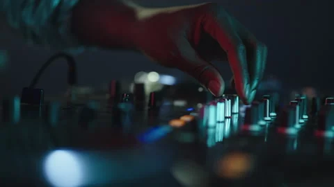 Male hands adjusting controllers Video stock 170271221
