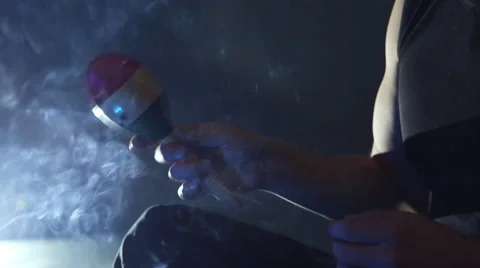 Male hands playing marakas (Shakers) Stock Footage 59643698