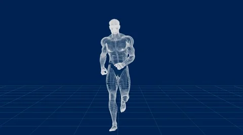 Male human wire Stock Footage 942171