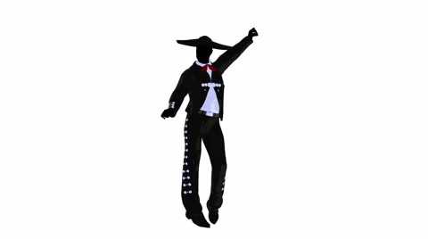 Male Mariachi Stock Footage 5185965
