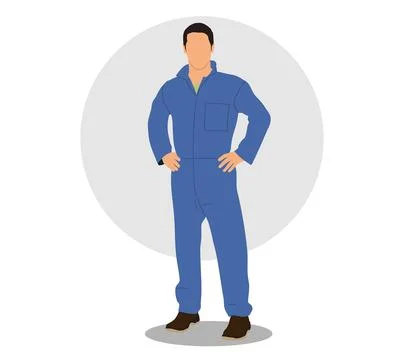 Male mechanic Stock Illustration