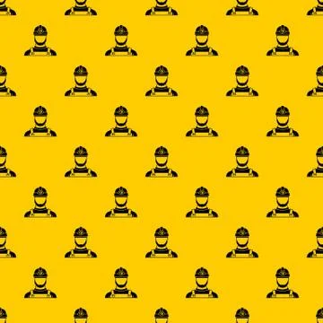 Male miner pattern vector Stock Illustration