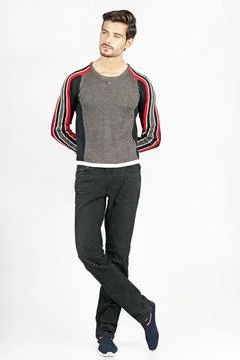 Male model posing in style Stock Photos