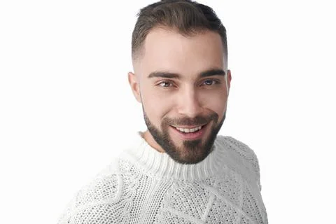 Male model shot in studio. Stock Photos