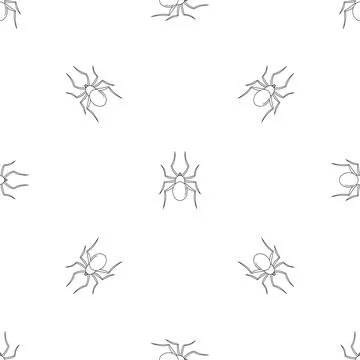 Male mouse spider pattern seamless Stock Illustration